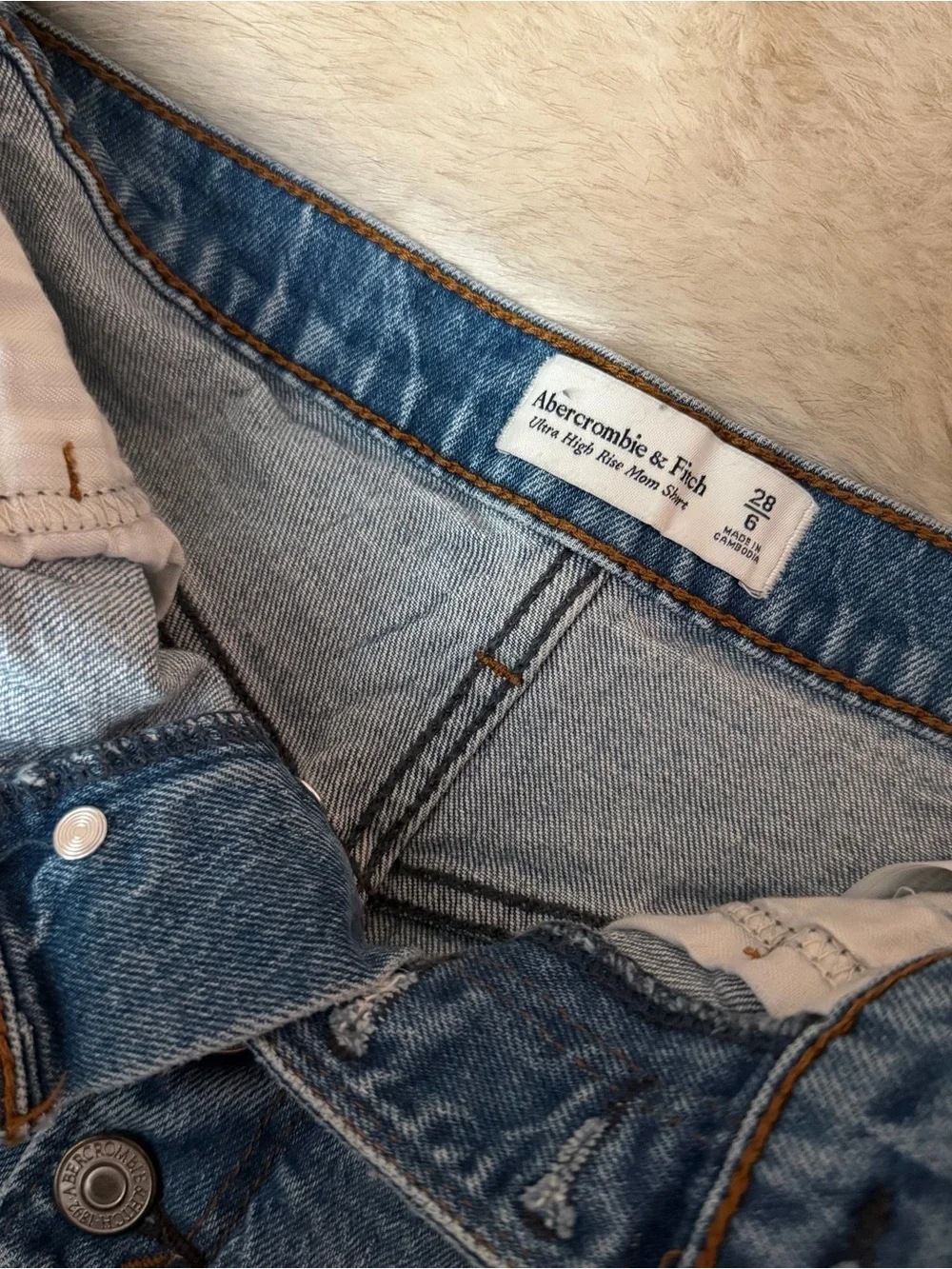 Abercrombie & Fitch Ultra High Rise Shorts